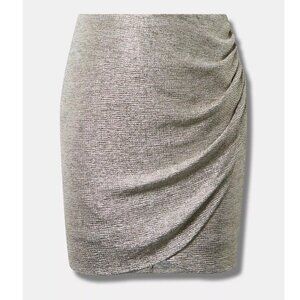 Torrid Mini Foil Knit Tulip Skirt Size 3